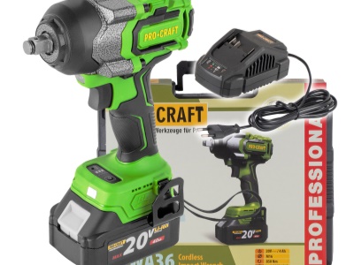 Aku rázový utahovák Procraft PWA36 1B