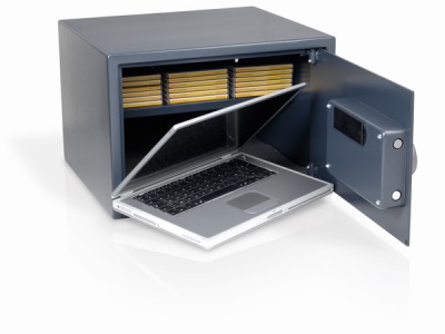 MOTSA15EL - Electronický trezor na notebok - vysoký model