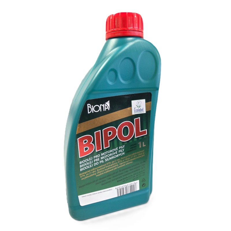 Biona BIPOL 1l - biologicky odbouratelný olej na mazání lišt a řetězů motorových pil