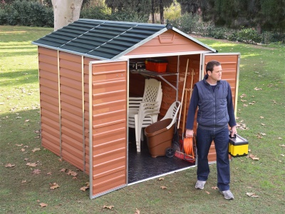 Palram - Canopia Skylight 6x8 hnědý - zahradní domek