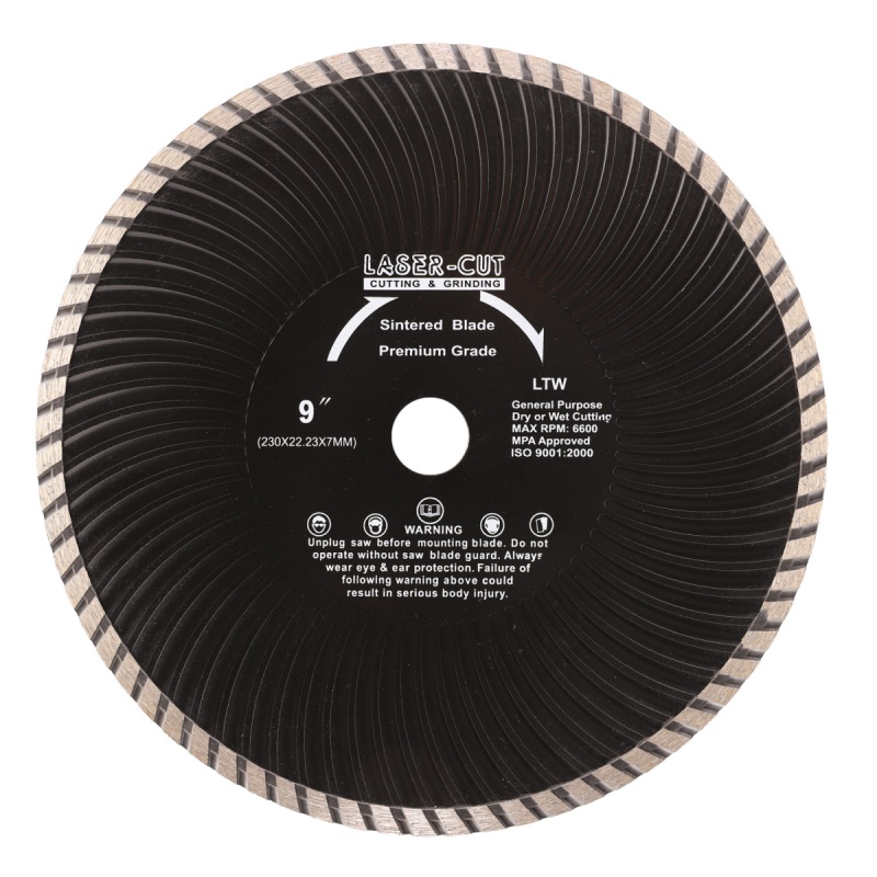 L00130 - Diamantový kotouč celoobvodový 230 x 22,23 x 7mm LTW