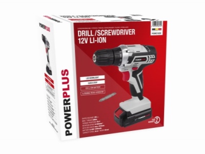 POWC1051 - Aku šroubovák / vrtačka 12V LI-ION
