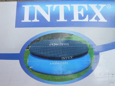 Krycí plachta na bazén INTEX průměru 4,57m