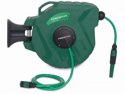 POW61036 - Zahradní hadice s aut. navíjením 20 plus 2m 8x12mm