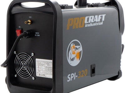 Svařovací poloautomatický invertor (CO2) Procraft SPI-320 a svářecí kukla SPH1000
