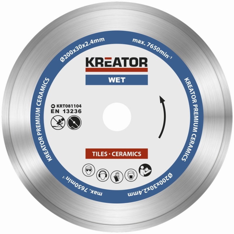 KRT081104 - Diamantový kotouč celoobvodový 200mm PREMIUM