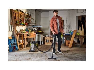 Ryobi R18WDV-0 - aku 18V vysavač na mokré a suché vysávání ONE+ (bez baterie a nabíječky)