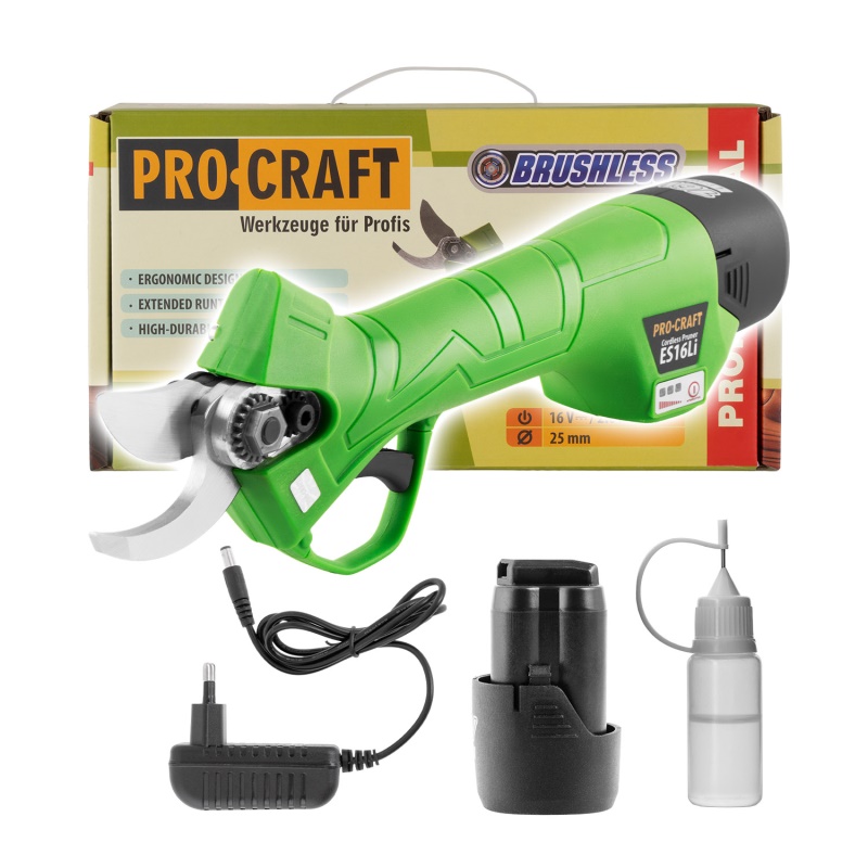 Aku nůžky na větve Procraft ES16Li1B