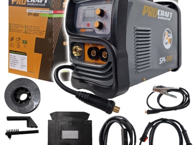 Svařovací poloautomatický invertor (CO2) MIG/MAG, MMA Procraft SPI-380 (20-180A)