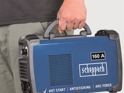 Scheppach WSE1100 - svářecí invertor 160 A s příslušenstvím