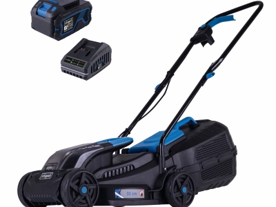 Scheppach BC-MP320-X-SET L - 20 V IXES aku sekačka 3v1 + 4Ah baterie + nabíječka 2,4 A