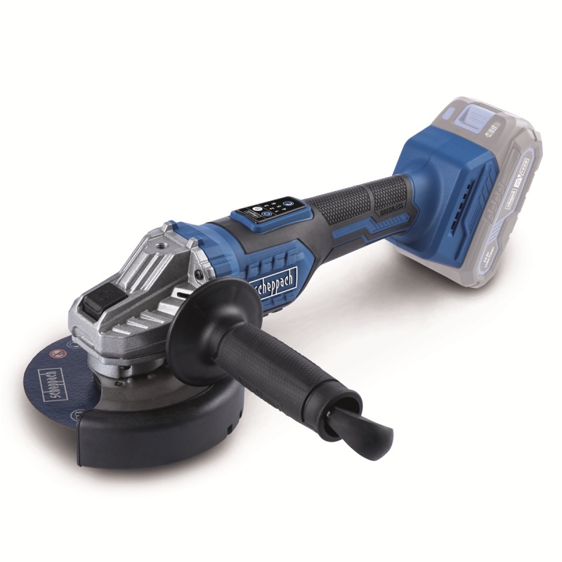 Scheppach BC-AG125-X - 20 V IXES aku úhlová bruska (bez baterie a nabíječky)