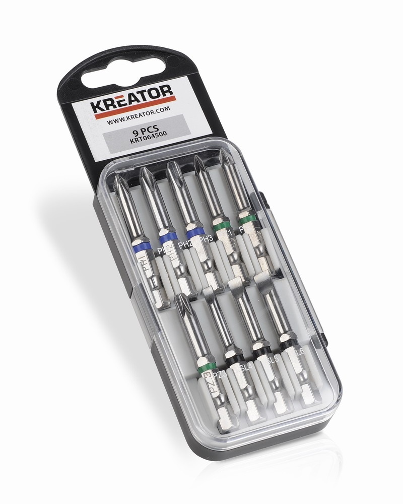 KRT064500 - Sada bitů 9 ks PZ/PH/SL