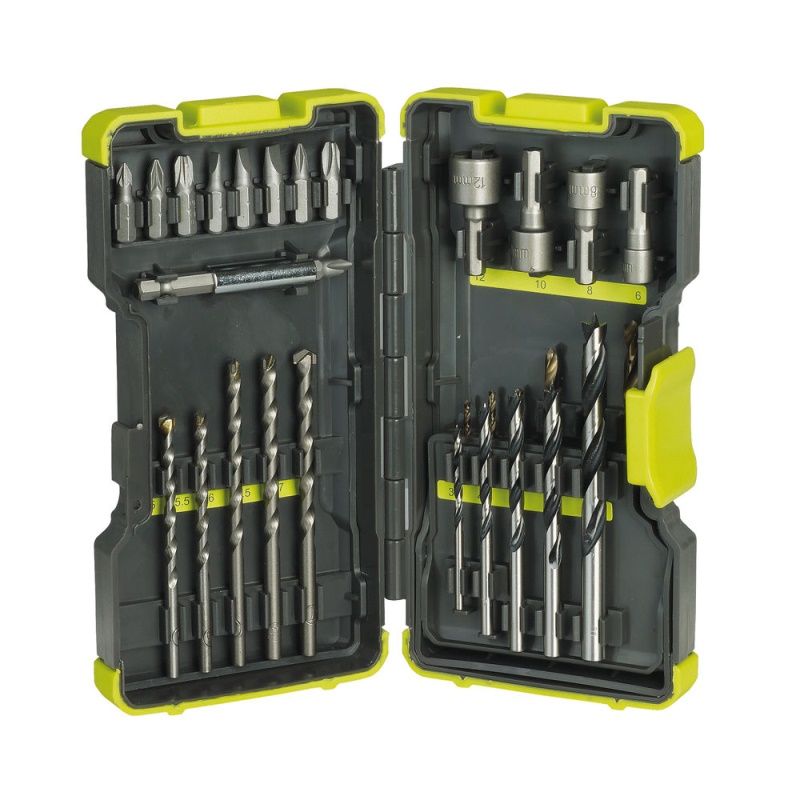 Ryobi RAK 30 MIX - 30 ks sada bitů a vrtáků