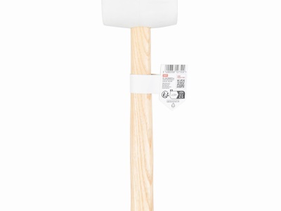 KRTH90604 - Gumová palice bílá 450g - Dřevěná násada