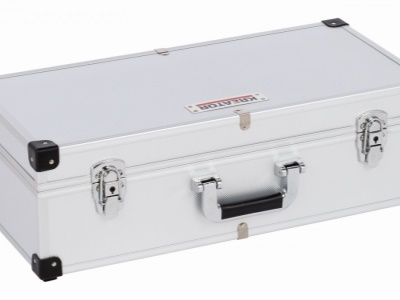 KRT640280S - Hliníkový kufr na 80CD stříbrný