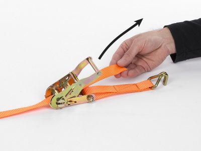 KRTH40805 - Upínací popruh ráčnový s háky 480kg / 5m HIGH QUALITY