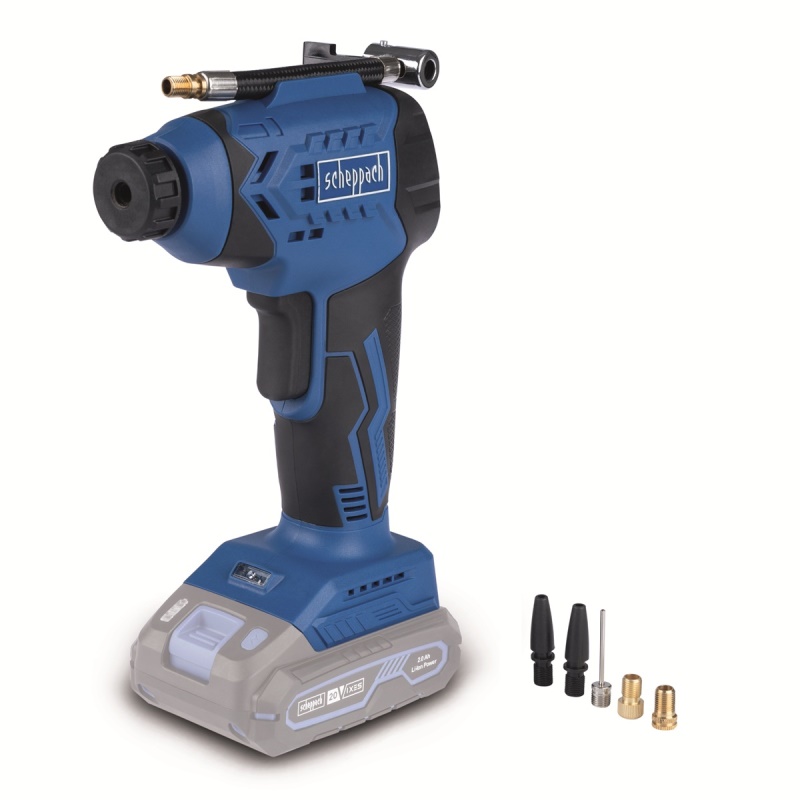 Scheppach C-AC20-X - 20 V IXES aku kompresor (bez baterie a nabíječky)