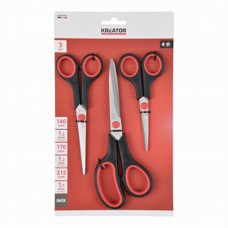 KRTH00405 - Nůžky SET 3 ks