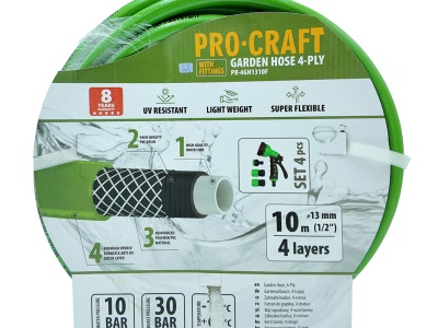 Zelená zahradní hadicí Procraft PR-4GH1310F