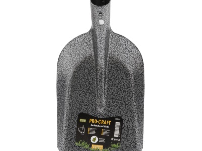 Lopata rovná ocelová, drenážní (kladívkový lák) bez násady Procraft GSB-0.8