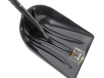 Lopata na sníh a obilí 36,5cm plastová se sklolaminátovou násadou krátká 115cm Procraft GPS-1150