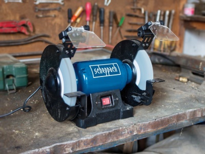 Scheppach SM 200 L - dvoukotoučová bruska