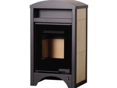 HS Flamingo BARMA 11/7 Javor - teplovodní krbová kamna s 7 kW výměníkem