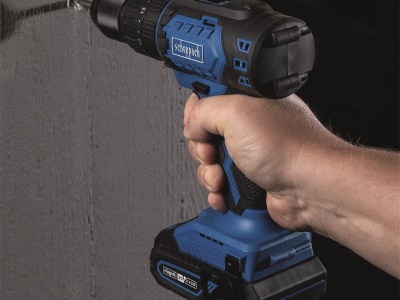 Scheppach BC-CD60-X-SET S - 20 V IXES aku příklepový vrtací šroubovák + 2Ah baterie + nabíječka 2,4 A