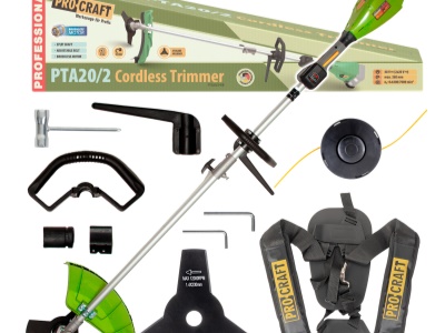 Aku křovinořez Procraft PTA20/2 bez akumulátoru a nabíječky