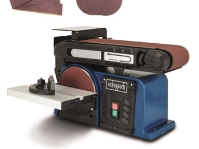 Scheppach BTS 900 - multifunkční pásová a čelní bruska