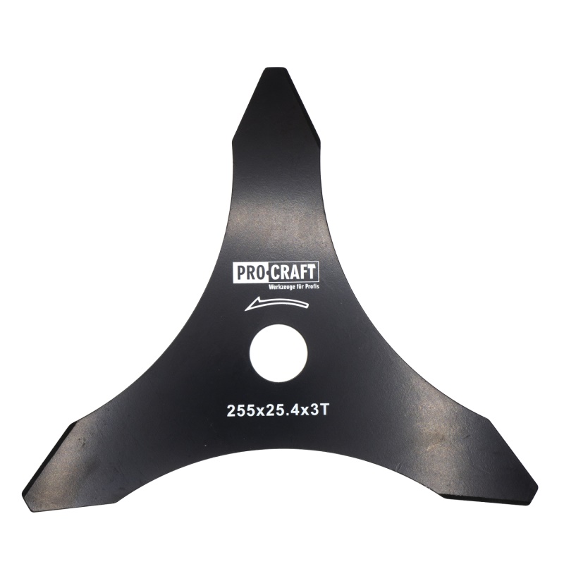 Nůž křovinořezu (D255*25.4) 3T vroubkovaný PROCRAFT