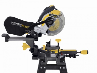 POWX07551T - Pokosová pila s potahem 1 400 W / 190mm (stojan)