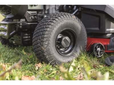 Scheppach TMR 452-98H-RD - travní traktor 98 cm se zadním výhozem a hydrostatickou převodovkou