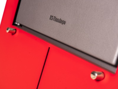 HS Flamingo Evenes červená - krbová kamna