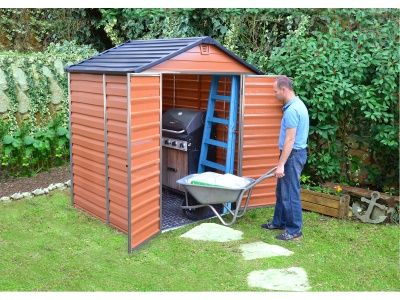 Palram - Canopia Skylight 6x5 hnědý - zahradní domek