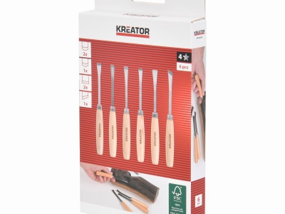 KRTH23203 - Mini řezbářské nožíky / dláta 6ks