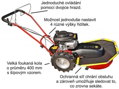 Bubnová sekačka Tekton GCV 160