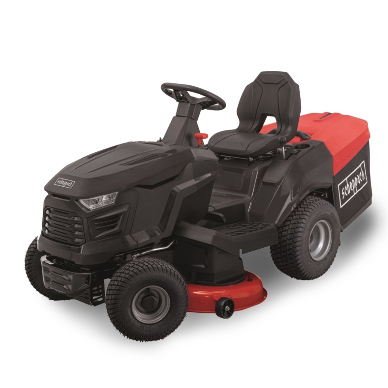 Scheppach TMR 452-98H-RD - travní traktor 98 cm se zadním výhozem a hydrostatickou převodovkou