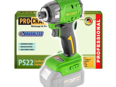 Aku rázový utahovák Procraft PS22bb (bez baterie a nabíječky)