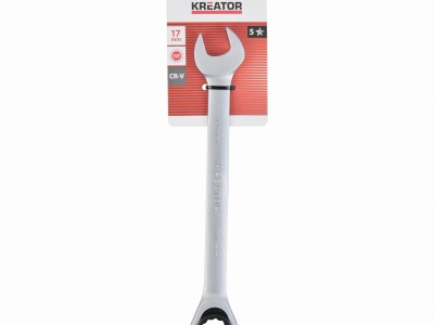 KRTH30510 - Oboustranný klíč očko-ráčna/otevřený 17 mm