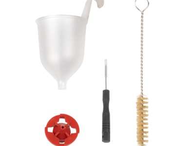 Aku Excentrická bruska PX20BLbb + Aku stříkací pistole PSE30bb + sada baterií PBC-Set 1