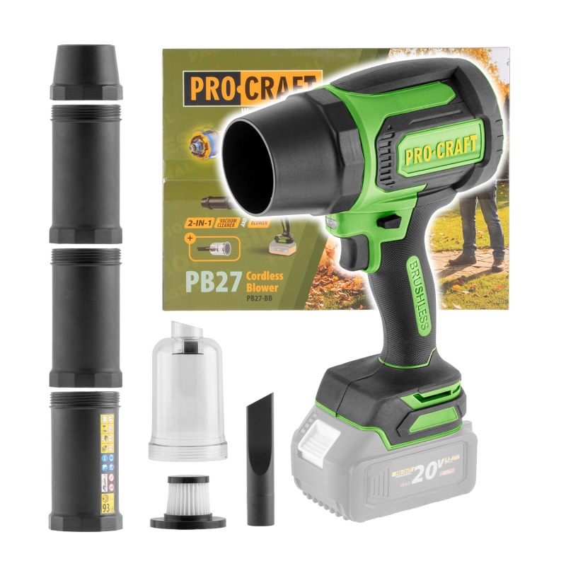 Aku fukar / vysavač Procraft PB27bb (bez baterie a nabíječky)