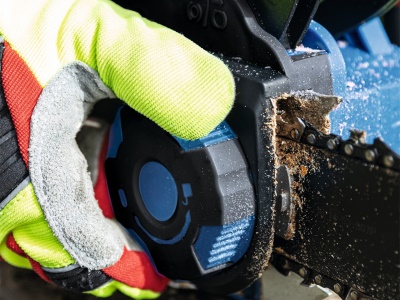 Scheppach BC-CS355DUO-X-SET XL2 - 2x20 V IXES aku řetězová pila + 2x 4Ah baterie + duální nabíječka 4,5 A