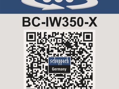 Scheppach BC-IW350-X-SET S - 20 V IXES aku rázový utahovák + 2Ah baterie + nabíječka 2,4 A