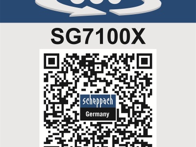 Scheppach SG 7100x - Rámová elektrocentrála 5500 W s regulací AVR a elektrostartem