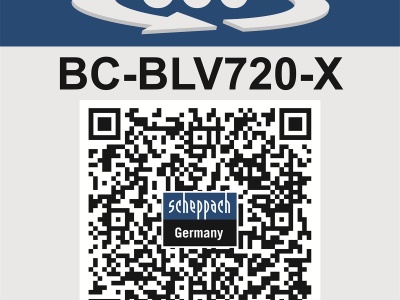 Scheppach BC-BLV720-X-SET S2 - 2x20 V IXES aku vysavač/foukač 4v1 + 2x 2Ah baterie + duální nabíječka 2,4 A