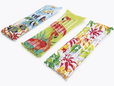 Lehátko nafukovací  - mix vzorů - podmořský svět, plameňák, květiny