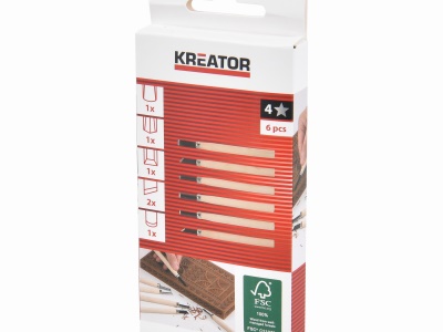 KRTH23601 - Mini dláta na dřevo sada 6ks