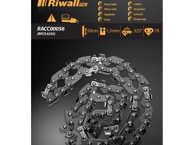 Riwall PRO Pilový řetěz .325" 1,5 mm ( lišta 20" ) 78 článků - pro PRCS 6250